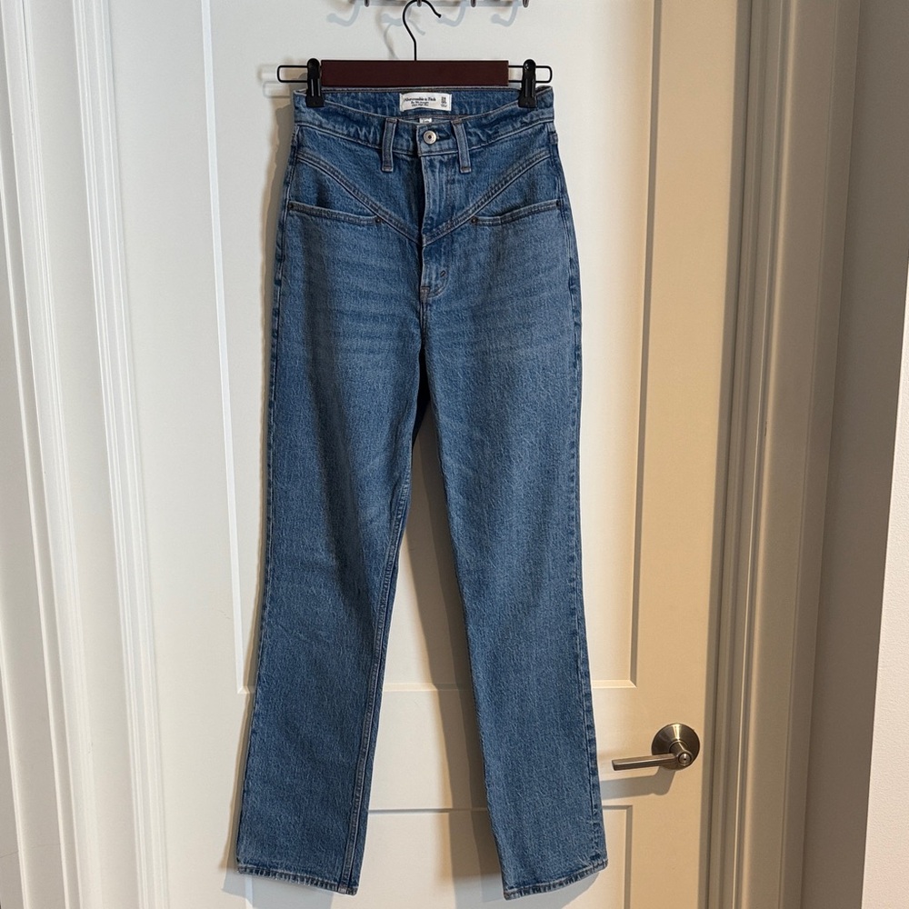 Abercrombie & Fitch High Rise Blue Women's Jeans